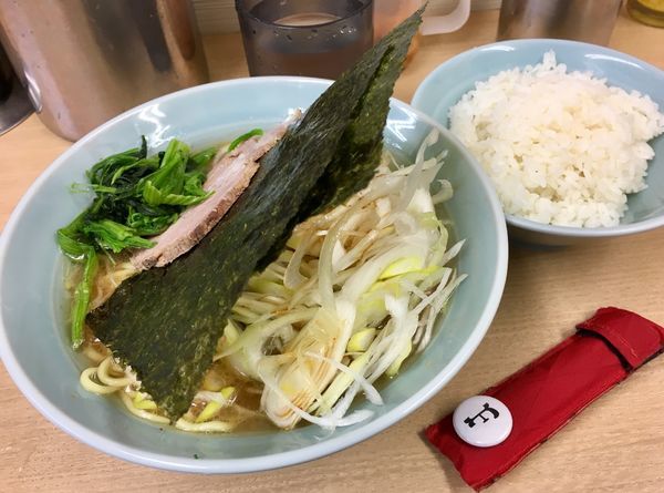 「ねぎラーメン」@横浜らーめん 武蔵家 池袋店の写真