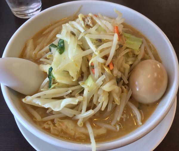 「やさい味噌＋味玉（￥800＋￥120）」@麺屋 銀次の写真