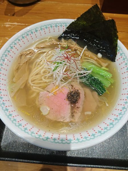 「塩そば 750円」@中華そば 勝本の写真