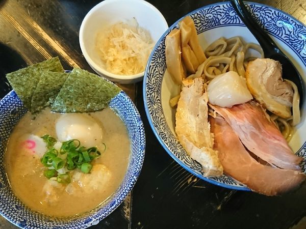 「10周年つけめん￥1100＋特製トッピング￥300」@狼煙 〜NOROSHI〜の写真