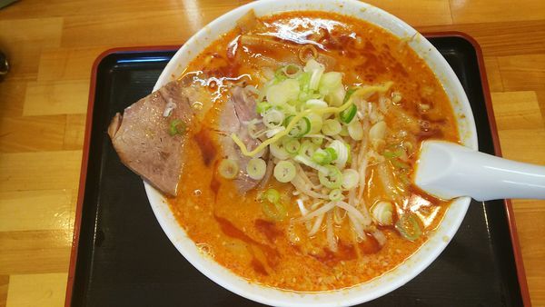 「エビ味噌ラーメン(大盛無料)」@北海とんこつらーめん 純輝 白井店の写真
