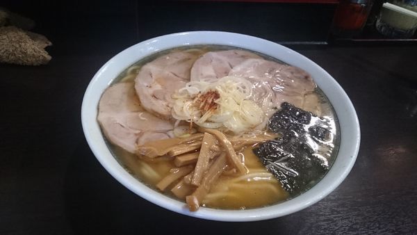 「塩ラーメン中盛・チャーシュー　￥１２００」@中華そば べんてんの写真