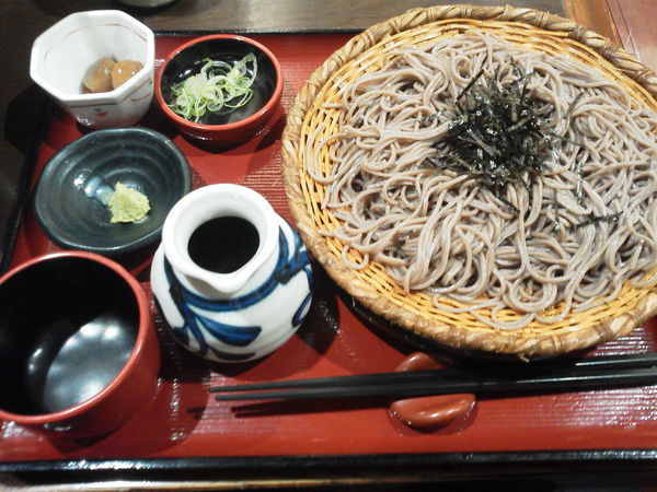 「ざるそば660＋追加一玉120＝780円」@信州そば処 そじ坊 那覇空港店の写真