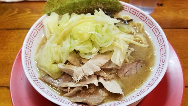 「魚介豚骨ラーメン　少」@ラーメン ぶんの写真