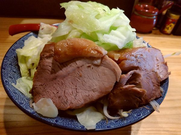 「背脂野菜らあめん(並盛・250g)750円」@中華蕎麦 つけ麺 五味五香の写真