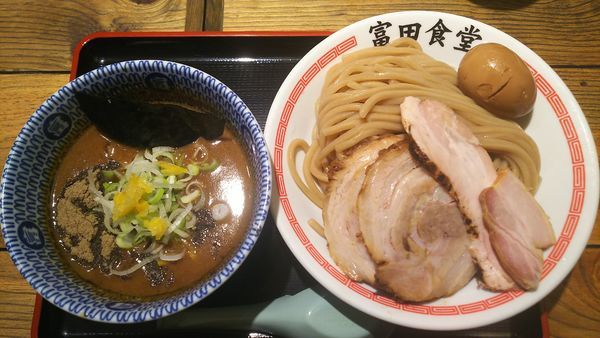 「濃厚特製つけそば」@松戸中華そば 富田食堂の写真