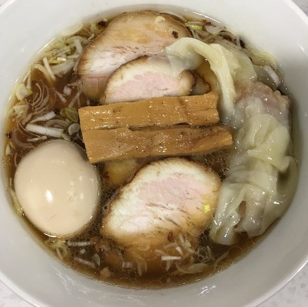 「【裏限定】特製焦がしねぎ油の生姜醤油中華そば　１１５０円」@ラーメン星印の写真