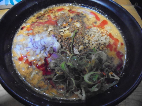 「【限定】カレー担々麺(汁あり)　８５０円」@自家製麺 てんかの写真