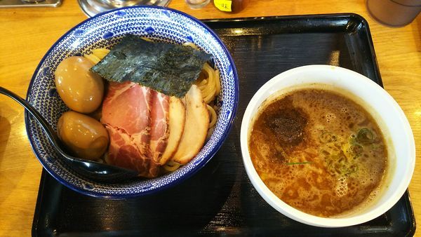 「チャーシューつけ麺 味たまダブル」@麺 やまだの写真