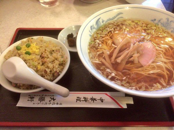 「A定食(ラーメン+半チャーハン) 900円」@中華料理 大勝軒の写真