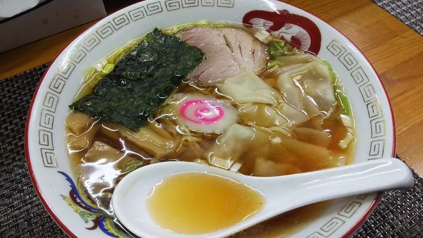 「わんたん麺 ￥600」@定食・らーめん やおやの写真