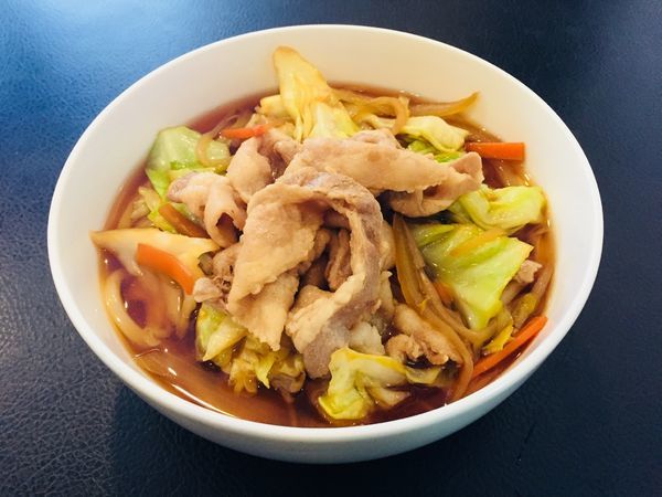 「肉野菜うどん」@SOBA わ UDONの写真