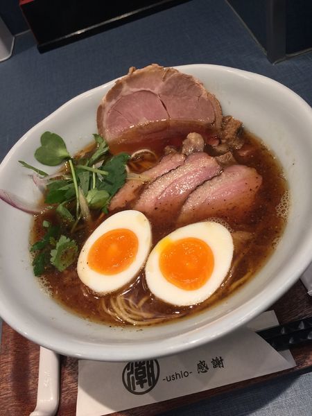 「にほんいち醤油そば」@麺巧 潮の写真