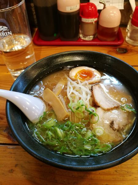 「ラーメン」@ラーメンむさし 国体道路店の写真