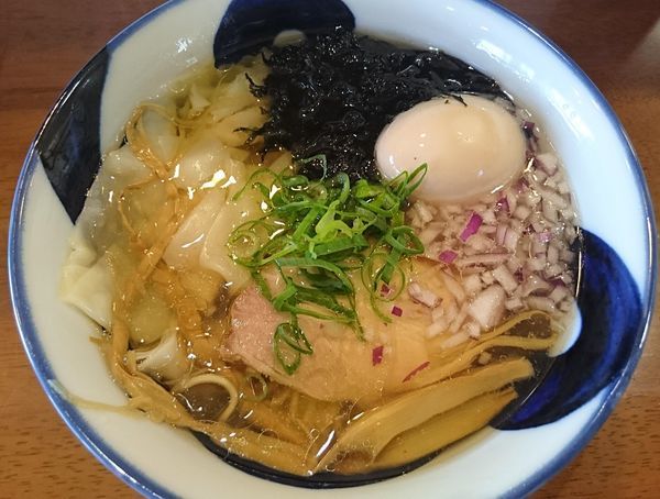 「ワンタン中華そば（塩）」@麺喰屋 澤 徳島店の写真