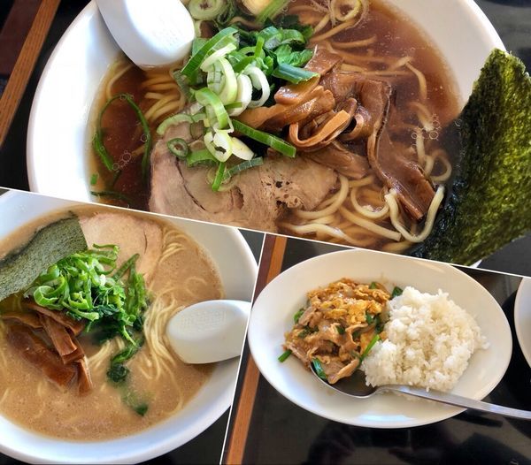 「ランチセット¥750(江戸だし醤油ラーメン+ニラ玉丼)」@三珍富士力食堂 瑞穂の写真