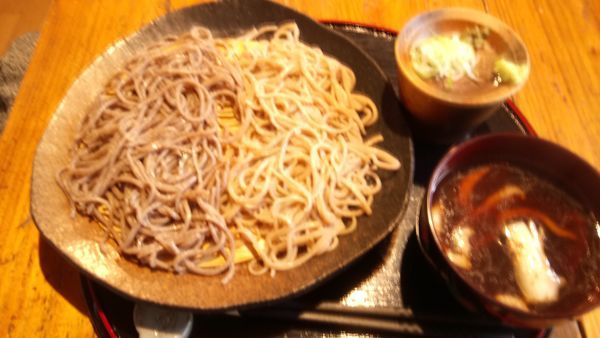 「鴨せいろ、二色 (丸抜き、田舎) 細麺」@雨耕庵の写真