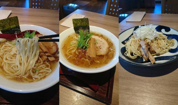 「『醤油らーめん+中太麺に変更+醤油変え玉(麺柔)』」@麺や Co粋の写真
