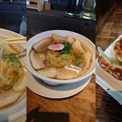 『チャーシューメン+餃子3個(税別￥830+240)』