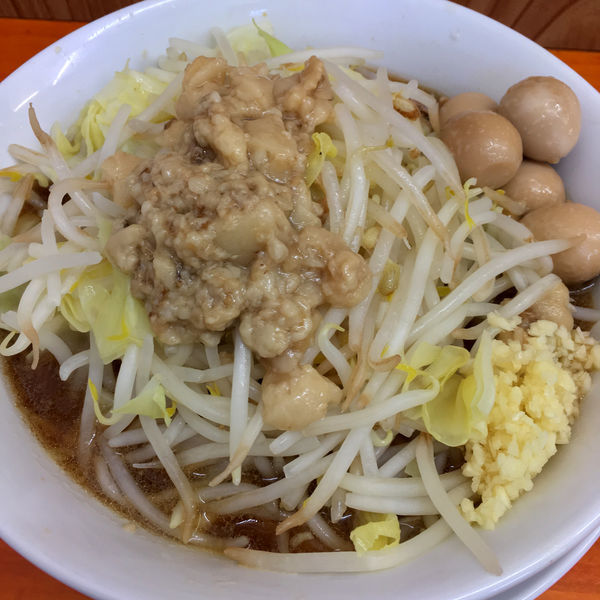 「小ラーメン　850円　うずら玉子　100円」@ラーメン長嶋の写真
