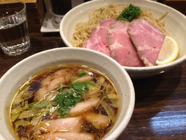 「チャーシューつけそば大盛」@櫻井中華そば店の写真