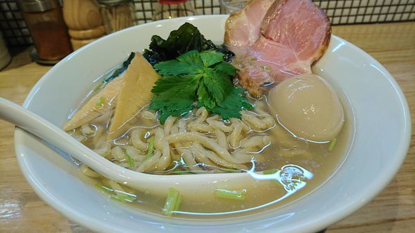 「味玉貝塩らーめん」@らーめん 改の写真