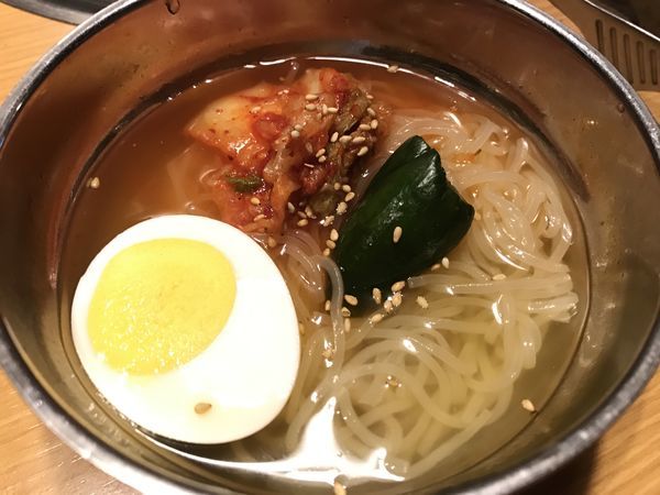 「ひとくち盛岡冷麺」@焼肉きんぐ 小田原酒匂店の写真