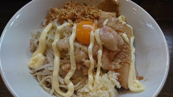 「まぜそば850円 限定100円」@麺屋 鳳の写真