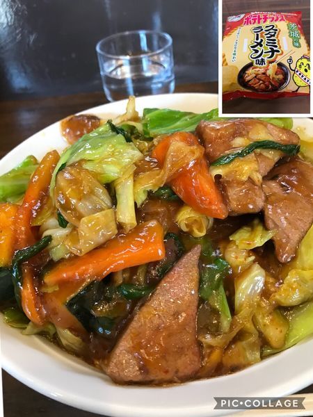 「スタミナ冷し 大盛り（具増し）」@スタミナラーメン がむしゃの写真