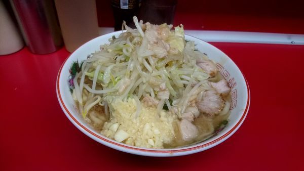 「ラーメン小 ニンニク 脂」@ラーメン二郎 湘南藤沢店の写真