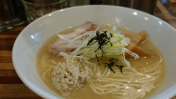 「らーめん銀だら搾り」@鮮魚らーめん 五ノ神水産の写真