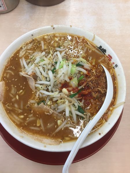 「から味噌ラーメン ￥８２０円」@ラーメン 横綱 平野店の写真