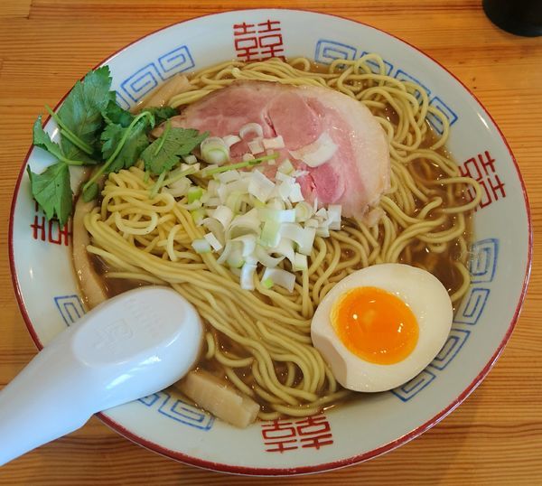 「煮干しそば(大盛)」@らぁめん 赤星の写真