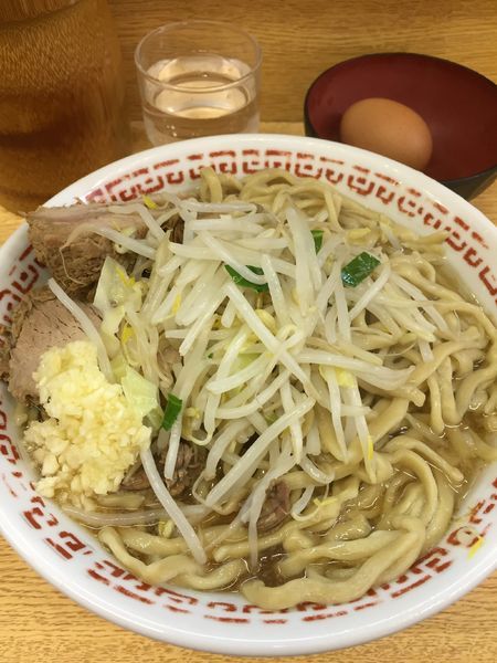 「小 いい卵」@ラーメン二郎 環七新新代田店の写真