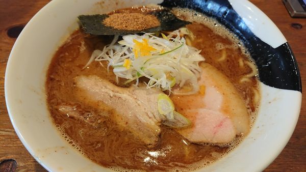 「濃厚煮干し中華780円」@手仕事らぁめん 八 吉田店の写真