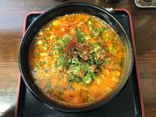 「限定 坦々麺(800円)」@麺場 新 ARATAの写真