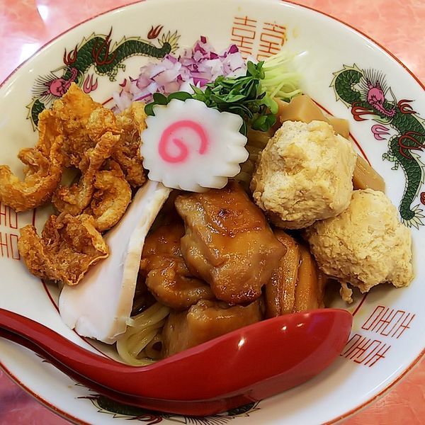 「【期間限定】油そば 鶏まんさい」@カッパラーメンセンターの写真