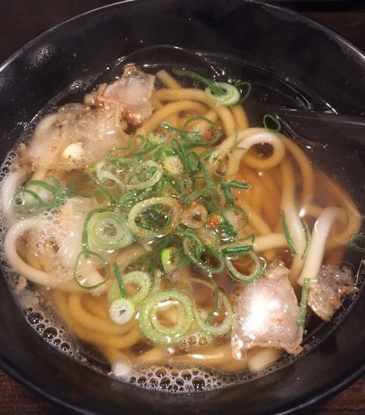 「かすうどん」@屋台風かすうどん かすまるの写真