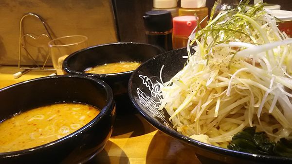 「ねぎもやしつけ麺」@五代目麺や蝦夷の写真