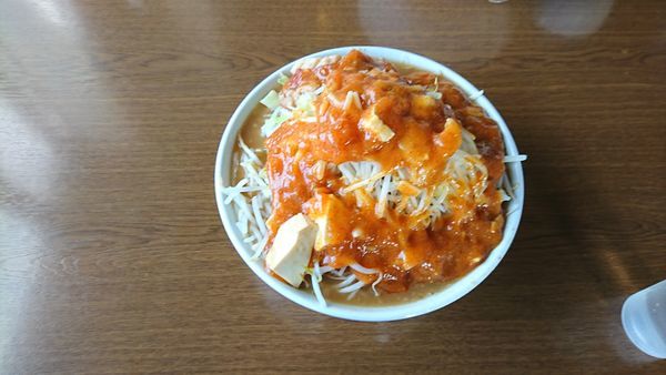 「フュージョン大盛」@蒙麺 火の豚の写真