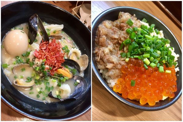 「【11月の限定】 海鮮ちゃんぽん（イクラご飯付）￥950」@麺家 Shumen Doushiの写真