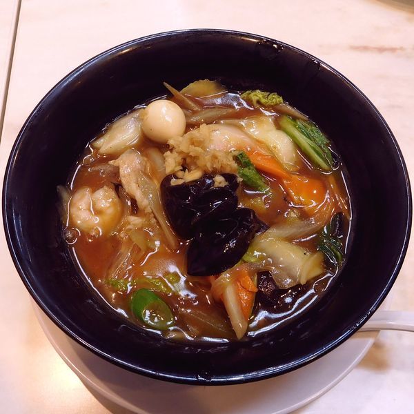 「【期間限定】五目あんかけラーメン（税別 584円）」@餃子の王将 アリオ橋本店の写真