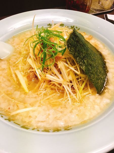 「ネギラーメン中盛」@ラーメンショップ椿 ひたちなか店の写真