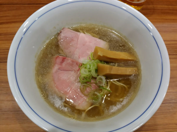 「中華そば　780円＋麦酒」@中華そば 西川の写真