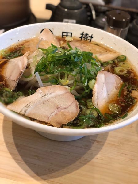「醤油ラーメン」@京都らーめん 炭火串焼き 田樹の写真