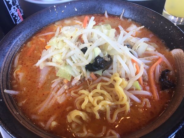 「辛し味噌野菜らーめん745円」@幸楽苑 水戸50号バイパス店の写真