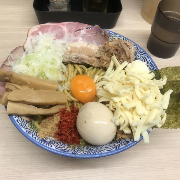 「カレーまぜそば」@狼煙 大宮店の写真