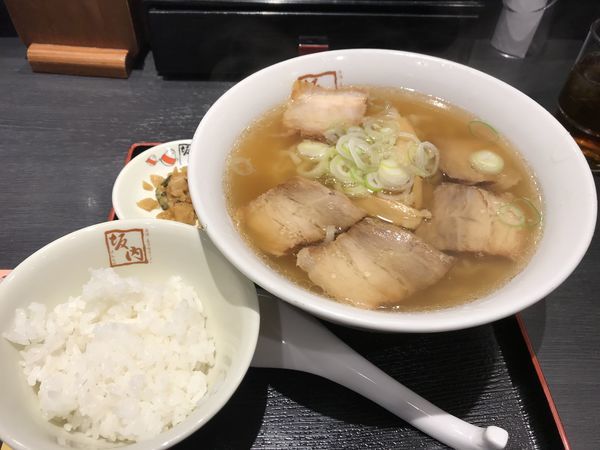 「喜多方ラーメン」@喜多方ラーメン坂内 大手町フィナンシャルシティ店の写真