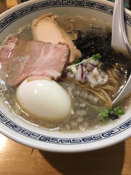 「？」@麺屋 弥栄の写真