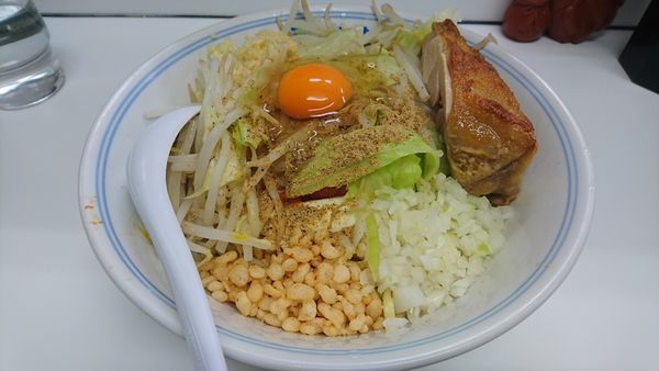 「まぜ郎(大)」@ラーメンKAZE 本店の写真